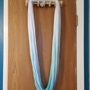 Ombré infinity scarf